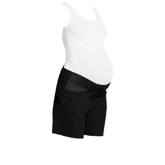 Time and Tru Women's Maternity Denim Bermuda Shorts Size M - Picture 4 of 9